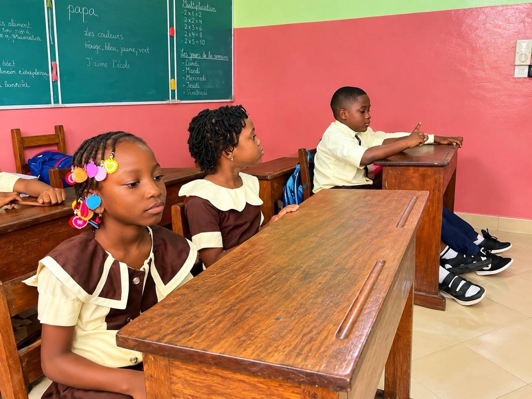 Élèves de God's Grace en classe, photo 02