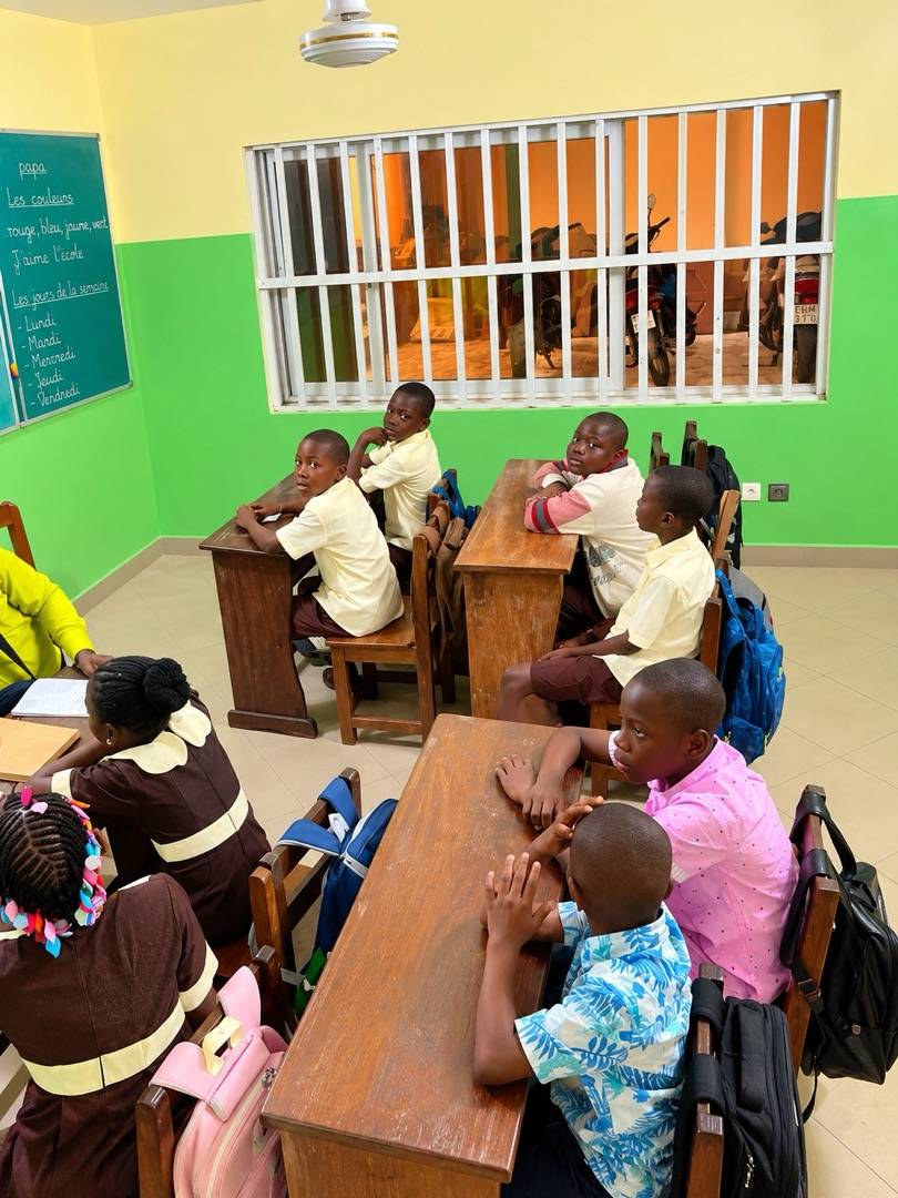 Élèves de God's Grace en classe, photo 04