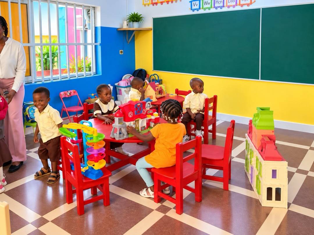 Élèves de God's Grace en classe, photo 07
