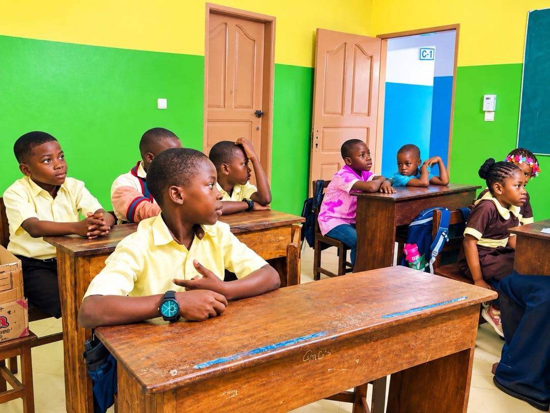 Élèves de God's Grace en classe, photo 08